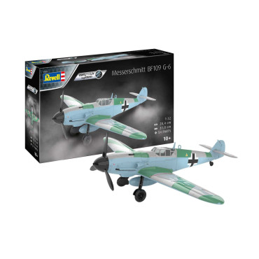 KIT PARA MONTAR REVELL EASY-CLICK AVIÃO MESSERSCHMITT BF109G-6 1/32 54 PEÇAS REV 03653